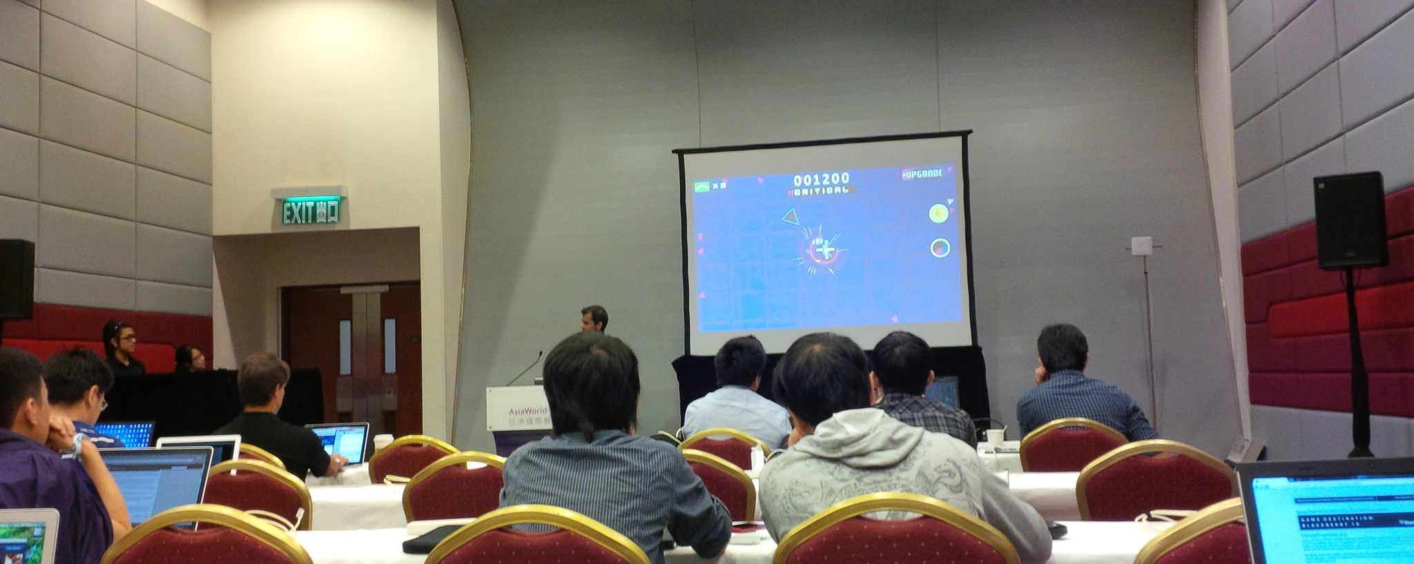 Pratik Supra .. Blackberry Dev Consultant on Game pad support for BB10 Games. Blackberry Asia Jam Conference Hong Kong